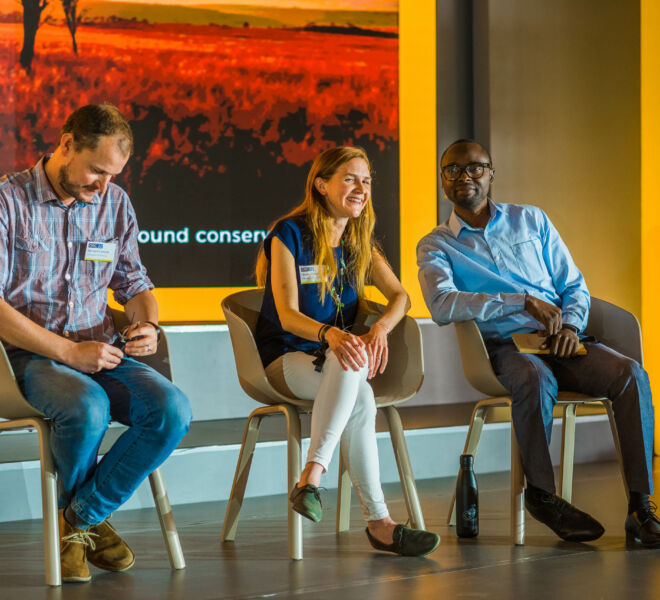 Former JWO Recipients, Dr Bernard Coetzee, Dr Hayley Clements and Dr Gideon Idowu_