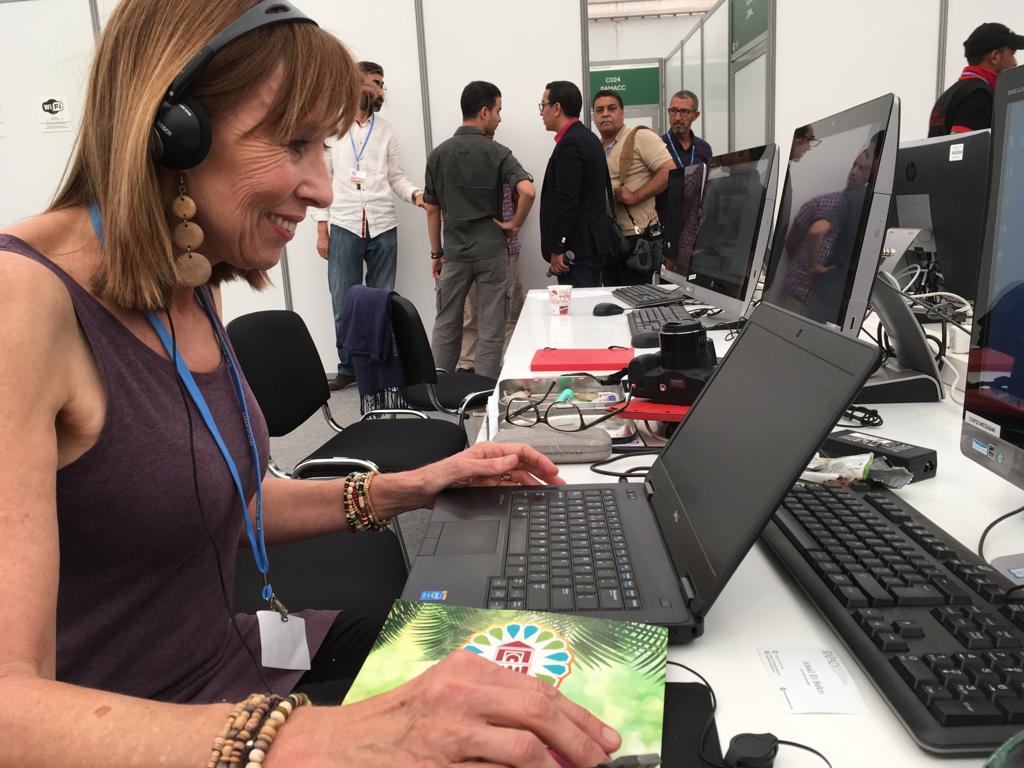 Elise Tempelhoff in Marrakech Climate Conference COP22